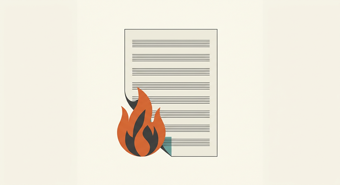 The Book They Burned Before the Raid